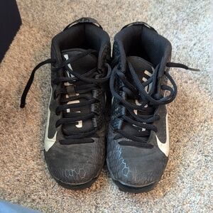 Nike Kids Black and White Cleats